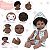 Bebê Reborn Menina Negra Saída De Banho Pandinha Bolsa Itens - Imagem 3
