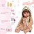 Bebê Reborn Boneca Realista 46cm Roupão Patinho Bolsa Itens - Imagem 4