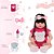 Boneca Reborn Morena Corpo Realista Pode Dar Banho + Itens - Imagem 4
