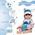 Boneco Tipo Reborn Realista Com Lindo Conjunto Stitch Fofo - Imagem 4