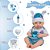 Boneco Reborn 100% Vinil Siliconado Articulado C/ Conjunto - Imagem 4