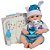 Boneco Reborn 100% Vinil Siliconado Articulado C/ Conjunto - Imagem 1