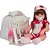 Boneca Reborn Realista Fofa Cabelo Castanho Enxoval Completo - Imagem 1