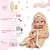 Boneca Reborn Bebê Larinha 43cm Com Saída De Banho Patinho - Imagem 4