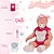 Bebê Reborn Careca Articulada Com Lindo Macacâo + Acessórios - Imagem 4