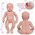 Bebê Reborn Careca Articulada Com Lindo Macacâo + Acessórios - Imagem 6