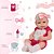 Bebê Reborn Menina Recém Nascida Com Acessórios Lindos 43cm - Imagem 4
