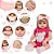 Boneca Reborn Realista Corpo 100% Vinil Siliconado Loira - Imagem 3