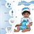 Boneco Bebê Reborn Negro 100% Vinil Siliconado Enxoval Fofo - Imagem 4