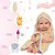 Boneca Reborn Realista Menina Recém Nascida Roupão Patinho - Imagem 4