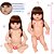 Boneca Reborn Gemeas 46cm Cojnunto De Renda Enxoval Completo - Imagem 6