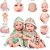 Boneca Reborn Gêmeos Casal 1005 Vinil Pelúcia Saída De Banho - Imagem 3