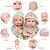 Bebê Reborn Gêmeos Realistas Saída De Banho Enxoval Completo - Imagem 3