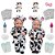 Boneca Reborn Gêmeos 43cm Conjunto De Vaquinha + Itens - Imagem 1