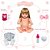 Boneca Bebê Reborn Recém Nascida 100% Vinil Siliconado 46cm - Imagem 4