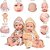 Bebê Reborn Gêmeos Casal Roupão Com Bolsa Vários Itens - Imagem 3
