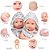 Boneca Reborn Realista Gêmeos Casal Com Roupão Kit Completo - Imagem 3