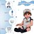 Boneco Reborn Realista Menino 46cm Enxoval Aviãozinho Fofo - Imagem 4