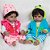 Bebê Reborn Gêmeos Casal Negros Roupa Girafinha Jacarezinho - Imagem 5