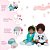 2 Boneca Bebê Reborn Gêmeos Casal Panda Jacaré Kit Completo - Imagem 4
