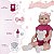 Boneca Bebê Reborn Menina Recém Nascida 48cm Roupa Ursinho - Imagem 4