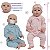Boneca Reborn Gêmeos Abigail 48cm Com Enxoval 24 Itens - Imagem 7