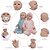 Boneca Reborn Gêmeos Abigail 48cm Com Enxoval 24 Itens - Imagem 3