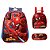 Kit Mochila Infantil Costas Spider Man Lancheira Estojo Azul - Imagem 1