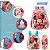 Kit Mochila Infantil Costas Minnie Lancheira Estojo Grande - Imagem 3