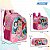 Kit Mochila Infantil Feminina Princesas Lancheira Estojo - Imagem 4