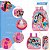 Kit Mochila Infantil Feminina Princesas Lancheira Estojo - Imagem 3