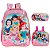 Kit Mochila Infantil Feminina Princesas Lancheira Estojo - Imagem 1