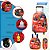 Kit Mochila Infantil Carros Rodinha Lancheira Estojo Grande - Imagem 3
