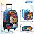 Kit Mochila Infantil Escolar Mickey Rodinha Lancheira Estojo - Imagem 4