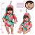 Boneca Reborn Realista Saída De Banho Unicórnio Kit Completo - Imagem 6