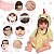 Boneca Reborn Menina Valentina Saída De Banho Kit Completo - Imagem 3