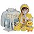 Boneco Reborn Masculino Enxoval Patinho Completo 17 Itens - Imagem 1