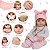 Bebê Reborn Boneca Valentina 46cm Loira Fofinha + Itens - Imagem 3