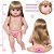 Bebê Reborn Boneca Valentina 46cm Loira Fofinha + Itens - Imagem 6