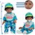 Boneco Bebê Reborn Menino Tubarãozinho Com Kit Itens - Imagem 6