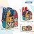 Kit Mochila Infantil Masculina Patrulha Canina Escolar Azul - Imagem 4