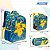 Kit Mochila Infantil Escolar Pokémon Lancheira Estojo Azul - Imagem 4
