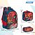 Kit Mochila Infantil Homem Aranha Desenho Costas Resistente - Imagem 4