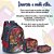 Kit Mochila Infantil Homem Aranha Desenho Costas Resistente - Imagem 2