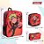 Kit Mochila Infantil Masculina Naruto Lancheira Estojo Tam G - Imagem 4
