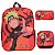 Kit Mochila Infantil Masculina Naruto Lancheira Estojo Tam G - Imagem 1