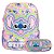 Kit Mochila Infantil Feminina Stitch Juvenil Com Estojo - Imagem 1