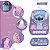 Kit Mochila Infantil Costas Stitch Estojo Cor Lilás Tam G - Imagem 2