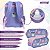 Kit Mochila Infantil Costas Stitch Estojo Cor Lilás Tam G - Imagem 5