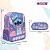 Kit Mochila Infantil Costas Stitch Estojo Cor Lilás Tam G - Imagem 3